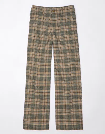 American Eagle Outfitters Ae Super High-waisted Baggy Wide-leg Trouser In Multi