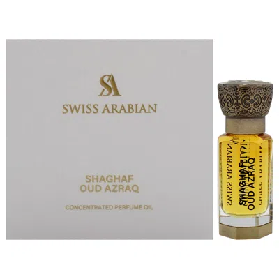 Swiss Arabian Shaghaf Oud Azraq By  For Unisex - 0.4 oz Parfum Oil In White