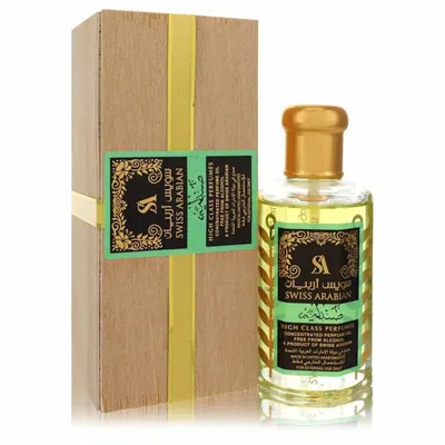 Swiss Arabian Sandalia Green By  For Unisex - 3.2 oz Parfum Oil In White