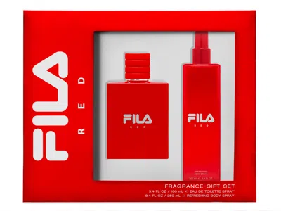 Fila For Men - 2 Pc Gift Set 3.4oz Edt Spray, 8.4oz Body Spray In White