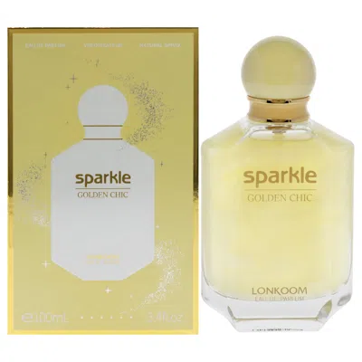 Lonkoom Sparkle Golden Chic By  For Women - 3.4 oz Edp Spray In White