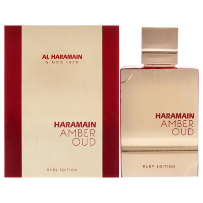 Al Haramain Amber Oud - Ruby Edition By  For Unisex - 2 oz Edp Spray In White
