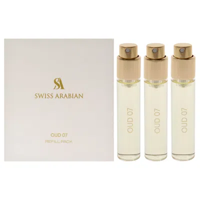 Swiss Arabian Oud 07 By  For Unisex - 3 Pc Mini Gift Set 3 X 1oz Edp Spray (refill) In White