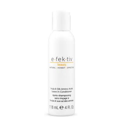 E.fek.tiv Inula Plus Silk Amino Acids Leave In Conditioner By E. Fek. Tiv For Unisex - 4 oz Conditioner In White