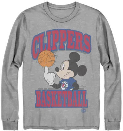 Junk Food Clothing Unisex Clippers Mickey Team Spirit Long Sleeve In Multi
