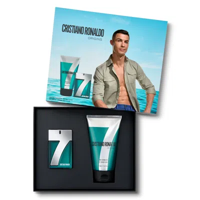 Cristiano Ronaldo Cr7 Origins By  For Men - 2 Pc Gift Set 1oz Edt Spray, 5.1oz Body Shower Gel In White