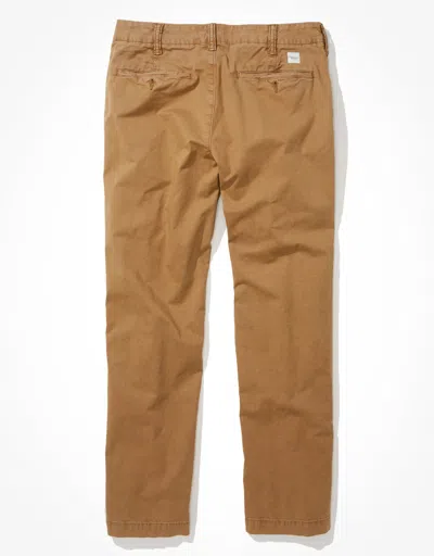 American Eagle Outfitters Ae Flex Relaxed Straight Khaki Pant In Green