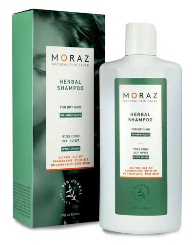 Moraz Herbal Shampoo For Dry Hair By  For Unisex - 17 oz Shampoo In White