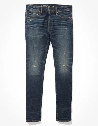 American Eagle Outfitters Ae Airflex+ Ripped Move-free Slim Jean In Multi