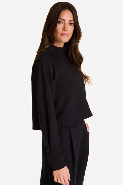Alala Women's Phoebe Mockneck Knit Sweatshirt In Black