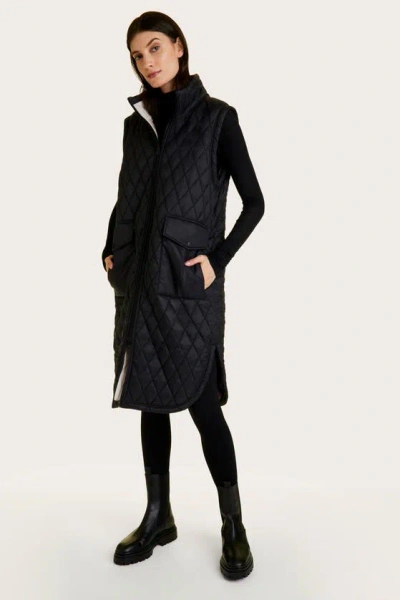 Alala Adult Women Reversible Puffer Waistcoat In Black