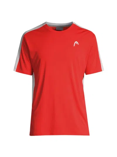 Head Sportswear Men's Logo Slice T-shirt In Orange