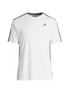 Head Sportswear Men's Logo Slice T-shirt In White
