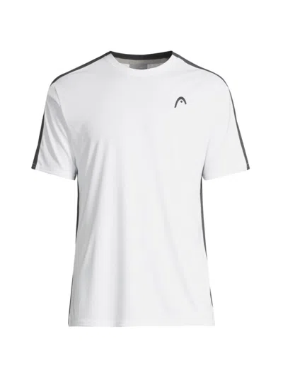Head Sportswear Men's Logo Slice T-shirt In White