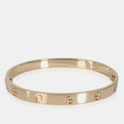 Pre-owned Cartier Yellow Gold Love Bracelet
