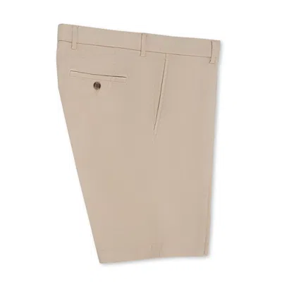 Scott Barber Cotton/linen Stretch Short, Khaki In Green