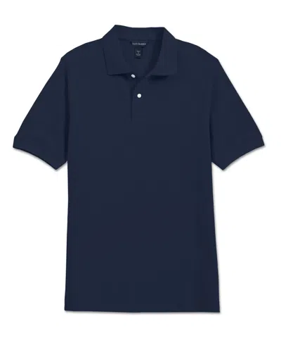 Scott Barber Pima Pique Polo, Midnight In Multi