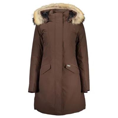 Woolrich Cotton Jackets & Women's Coat In Brown