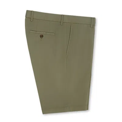 Scott Barber Microsanded Stretch Twill Short, Sage In Multi