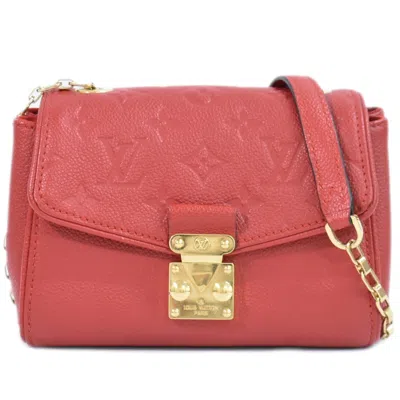 Pre-owned Louis Vuitton Empreinte Leather Shoulder Bag () In Red