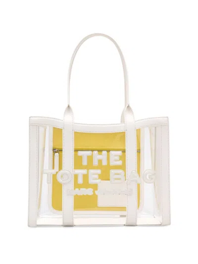 Marc Jacobs Women's The Medium Clear Tote Bag In White