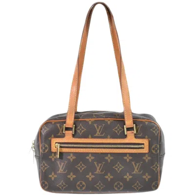 Pre-owned Louis Vuitton Cite Brown Canvas Shoulder Bag ()