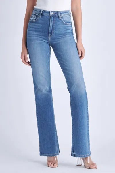 Hidden The Sienna Classic Flare Jeans In Medium Wash In Multi