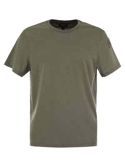 Parajumpers Shispare Tee - Cotton Jersey T-shirt In Military Green