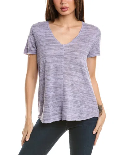 Project Social T Weaver Marled T-shirt In Purple