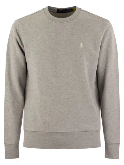 Polo Ralph Lauren Classic Fit Cotton Sweatshirt In Gray