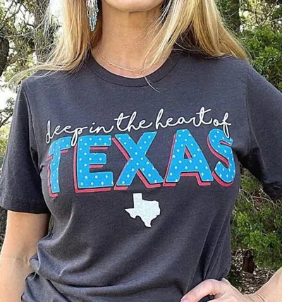 Texas True Threads Deep In The Heart Of Texas Tee In Blue