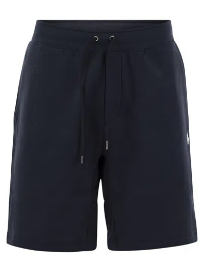 Polo Ralph Lauren Double Knit Shorts In Neutral