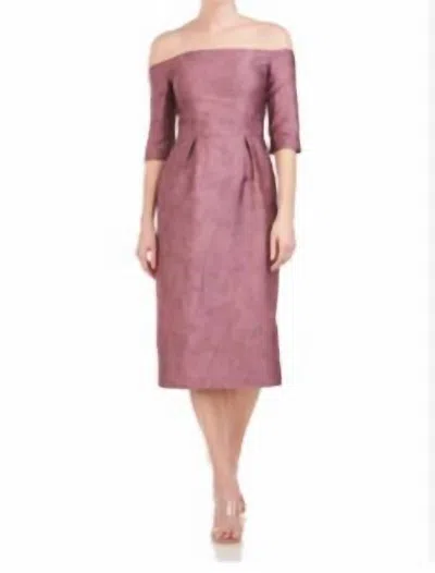 Kay Unger Brinley Midi Dress In Primrose In Pink