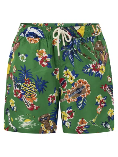 Polo Ralph Lauren Traveler Polo Bear Beach Boxer Shorts