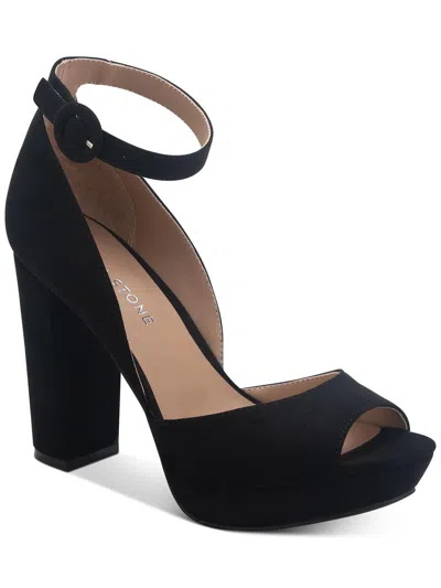 Sun + Stone Women's Reeta Block-heel Platform Sandals, Created For Macy's In Black