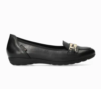 Mephisto Women's Electra Slip On Shoes In Black Silk In Multi