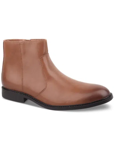 Alfani Mens Dressy Short Ankle Boots In Brown