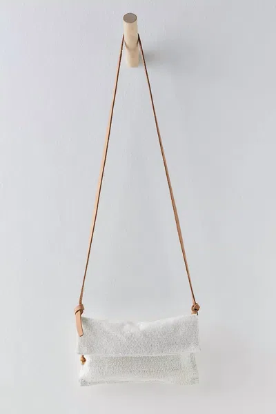 Free People Plus One Embellished Cross Body Bag In Ivory In Multi