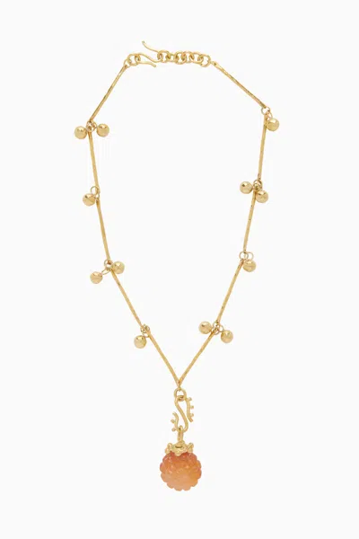 Ulla Johnson Shell Trochus Necklace In Gold