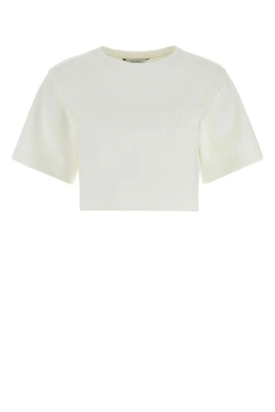 Max Mara Woman White Cotton Messico T-shirt