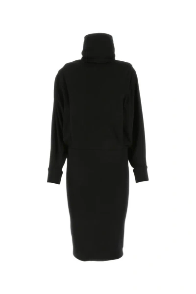 Saint Laurent Woman Black Wool Dress