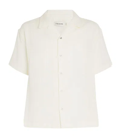Frame Short-sleeve Shirt In White