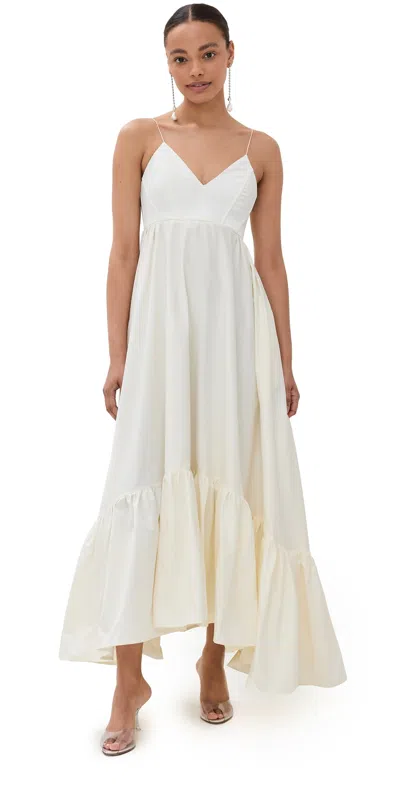 Anna October Snow Queen Maxi Dress In Ivory