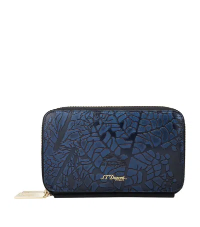 St Dupont X Habanos Partagás Cross-body Bag In Blue