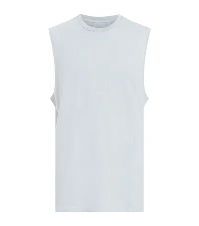 Allsaints Cotton Sleeveless Remi T-shirt In Grey