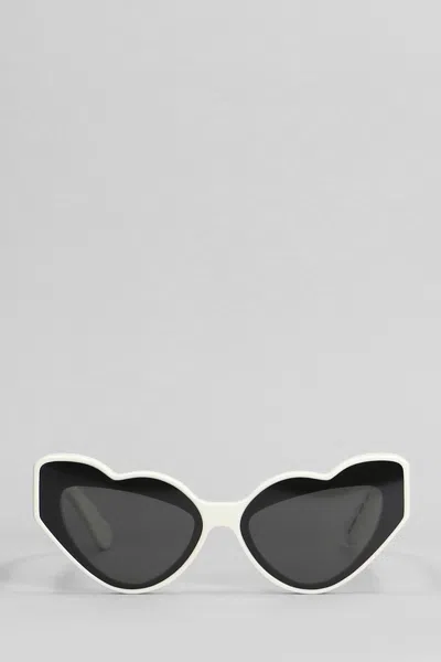 Fiorucci Sunglasses In White Acetate