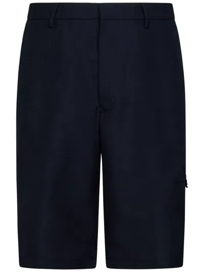 Lardini Monotone Capsule Bermuda Shorts In Blue
