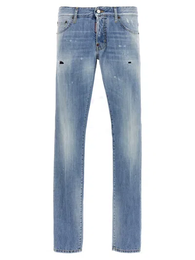 Dsquared2 Slim Jeans In Blue