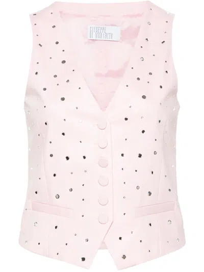 Giuseppe Di Morabito Cotton Vest In Pink