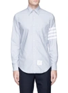 THOM BROWNE Stripe sleeve button down cotton Oxford shirt
